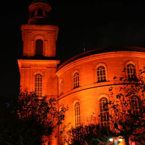 Paulskirche in Orange am 25.11.2020