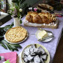 Buffet und Getränke