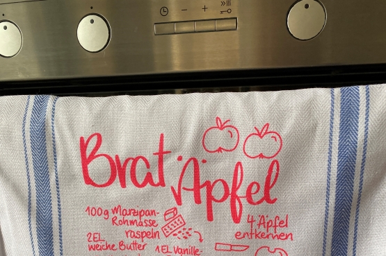 Geschirrtuch Bratapfel