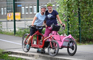 FeM freut sich über Spende vom Lastenrad-Shop Kvirder